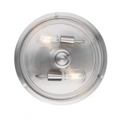 Wholesale 😀 Patriot Lighting® Joska Brushed Nickel 2-Light Semi-Flush Mount Ceiling Light 👏 16 Wholesale 😀 Patriot Lighting® Joska Brushed Nickel 2-Light Semi-Flush Mount Ceiling Light 👏 -Patriot Lighting Sales 20710 F