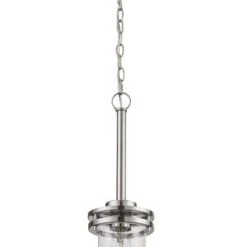 Outlet 🥰 Patriot Lighting® Joska Brushed Nickel 1-Light Mini Pendant 🎉 -Patriot Lighting Sales 20712 A