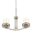 Best deal ⌛ Patriot Lighting® Joska 3-Light Brushed Nickel Chandelier 🌟 -Patriot Lighting Sales 20714 B