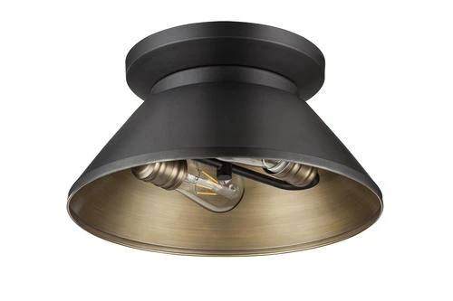 Best Sale 🔔 Patriot Lighting® Kenneth Black & Gold 2-Light Flush Mount Ceiling Light 🧨 7 Best Sale 🔔 Patriot Lighting® Kenneth Black & Gold 2-Light Flush Mount Ceiling Light 🧨 - Image 5
