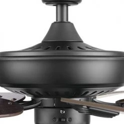 New 💯 Patriot Lighting™ Madeline 52" Matte Black Indoor LED Ceiling Fan ⭐ -Patriot Lighting Sales 20768 3550111 Housing CloseUp