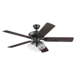 New 💯 Patriot Lighting™ Madeline 52" Matte Black Indoor LED Ceiling Fan ⭐ -Patriot Lighting Sales 20768 3550111 MASTER2