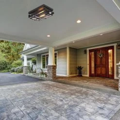 Top 10 🧨 Patriot Lighting® Muller Bronze 2-Light Outdoor Flush Mount Ceiling Light ✔️ -Patriot Lighting Sales 28055 013 L1