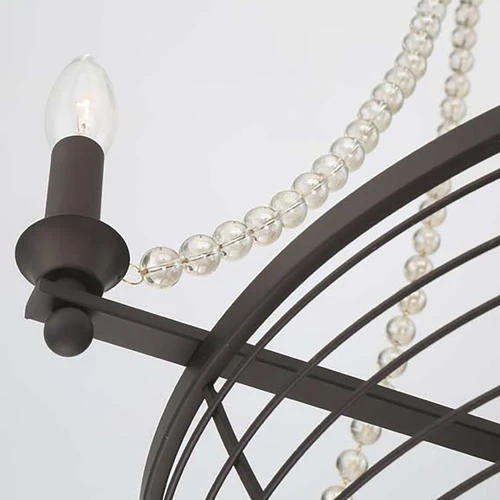 Deals 🥰 Patriot Lighting™ Roux 30" Bronze Fandelier ⭐ 4 Deals 🥰 Patriot Lighting™ Roux 30" Bronze Fandelier ⭐ - Image 2