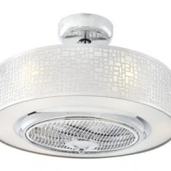 Deals ⭐ Patriot Lighting™ Hightowne II 24" Chrome LED Fandelier ❤️ -Patriot Lighting Sales 30996 MND3