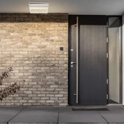 Brand new 🔔 Patriot Lighting® Paradiso Chrome Integrated LED Outdoor Flush Mount Ceiling Light 🧨 -Patriot Lighting Sales 34139 011 L1