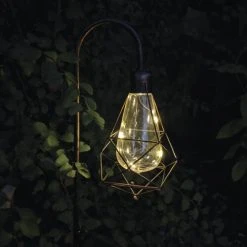 Buy 💯 Patriot Lighting® Solar Integrated LED Vintage Cage Landscape Light - Assorted 🎁 12 Buy 💯 Patriot Lighting® Solar Integrated LED Vintage Cage Landscape Light - Assorted 🎁 -Patriot Lighting Sales 343 4484 inuse closeup night 1