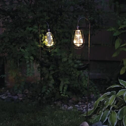 Buy 💯 Patriot Lighting® Solar Integrated LED Vintage Cage Landscape Light - Assorted 🎁 4 Buy 💯 Patriot Lighting® Solar Integrated LED Vintage Cage Landscape Light - Assorted 🎁 - Image 2