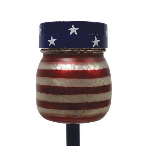 Brand new 🥰 Patriot Lighting® Solar Integrated LED Patriotic Jar Landscape Light ✔️ 5 Brand new 🥰 Patriot Lighting® Solar Integrated LED Patriotic Jar Landscape Light ✔️ - Image 3