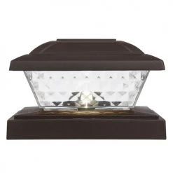 Cheap 👏 Patriot Lighting® Solar LED Melody Bronze Post Cap Landscape Light 4-Pack 🔥