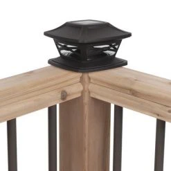 Best Sale 👏 Patriot Lighting® Solar Integrated LED Crosby Bronze Post Cap Landscape Light ❤️ -Patriot Lighting Sales 3431438 Fusion24995 post