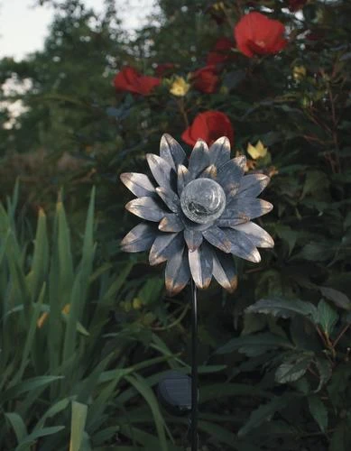 Budget ⌛ Patriot Lighting® Solar Integrated LED Galvanized Flower Landscape Light ⭐ 7 Budget ⌛ Patriot Lighting® Solar Integrated LED Galvanized Flower Landscape Light ⭐ - Image 5