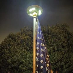 Best reviews of ⌛ Patriot Lighting® Solar LED Round Flag Light 🔥 -Patriot Lighting Sales 3434525 3