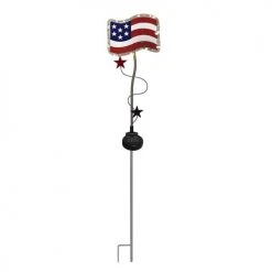 Wholesale ✨ Patriot Lighting® Solar Intergrated LED Patriotic Flag/Star Landscape Light - Assorted 🥰 -Patriot Lighting Sales 3436064 Flag On