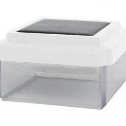 Promo ⌛ Patriot Lighting® Solar Integrated LED Harlan White Landscape Rail Light - 4 Pack ⭐