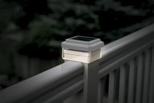 Promo ⌛ Patriot Lighting® Solar Integrated LED Harlan White Landscape Rail Light - 4 Pack ⭐ 5 Promo ⌛ Patriot Lighting® Solar Integrated LED Harlan White Landscape Rail Light - 4 Pack ⭐ - Image 3