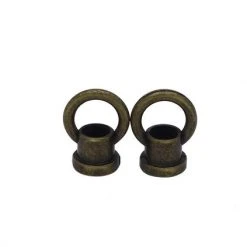 Coupon 😍 Patriot Lighting 1" Diameter Antique Brass Finish Female Loops (2-Pack) 😉