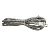 Cheapest ⭐ Patriot Lighting® 8 Foot Gray Woven Fabric Lamp Cord With Plug 😉 -Patriot Lighting Sales 345 7049