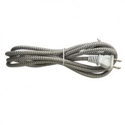 Cheapest ⭐ Patriot Lighting® 8 Foot Gray Woven Fabric Lamp Cord With Plug 😉
