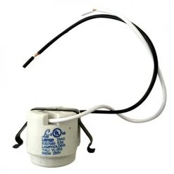 New 🎁 Patriot Lighting® Porcelain Snap-In Socket With Lead Wire ❤️