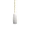 New 🤩 Patriot Lighting® White Teardrop Pull Chain 🛒 -Patriot Lighting Sales 345 8565 turnofthecentury pullchainsdownrods