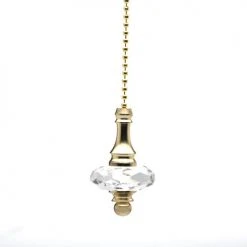New 🛒 Patriot Lighting® Brass With Clear Pull Chain ✨