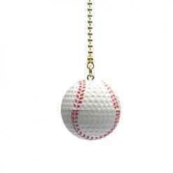 Best deal ✨ Patriot Lighting® White With Brick Stripe ⚾ Baseball Pull Chain ⌛