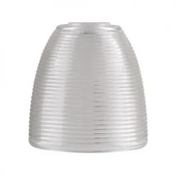 Best Pirce 💯 Patriot Lighting® Clear Ribbed Replacement Glass With 2-1/4" Fitter 🎉