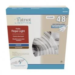 Best Pirce 😀 Patriot Lighting® 48' Plug-in Clear Incandescent Rope Light 👏 11 Best Pirce 😀 Patriot Lighting® 48' Plug-in Clear Incandescent Rope Light 👏 -Patriot Lighting Sales 346 0947 48ftRopeLight Box