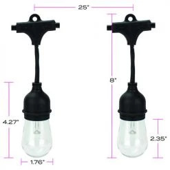 Best deal 🔔 Patriot Lighting® 36' Plug-In 18-Light Integrated LED Color-Changing String Light 👍 -Patriot Lighting Sales 346 1102 LEDStringLight Dimensions