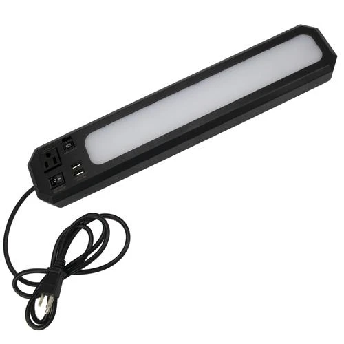 Outlet ⌛ Patriot Lighting® 18" LED Black Under Cabinet Workbench Light 👍 3 Outlet ⌛ Patriot Lighting® 18" LED Black Under Cabinet Workbench Light 👍