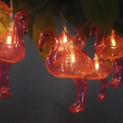 Best Pirce 🎁 Patriot Lighting® 12' 5-1/2" 10-Light Flamingo Solar-Powered LED String Light 😉 7 Best Pirce 🎁 Patriot Lighting® 12' 5-1/2" 10-Light Flamingo Solar-Powered LED String Light 😉 -Patriot Lighting Sales 3460656 ALT1