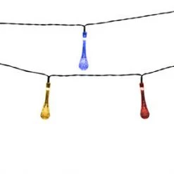 Best deal 😍 Patriot Lighting® 15' 9" 20-Light Droplet Solar-Powered LED String Light 🔔