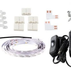 Outlet 👏 Patriot Lighting® 78" Bright White Flexible Plug-In LED Tape Light ❤️