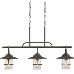 Brand new 🎁 Patriot Lighting® Elegant Home 3 Light Miner Bronze Island Light ⌛