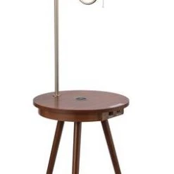 Outlet ⌛ Patriot Lighting® Marcie End Table Floor Lamp 🔥