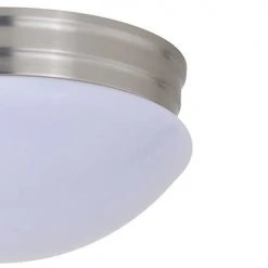 Best Pirce ❤️ Patriot Lighting® Brady II Brushed Nickel Integrated LED Flush Mount Ceiling Light 🥰 -Patriot Lighting Sales 3482118 Alt2