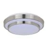 Cheapest ❤️ Patriot Lighting® Helos Satin Nickel LED Flush Mount Ceiling Light 💯 -Patriot Lighting Sales 3482120 Master