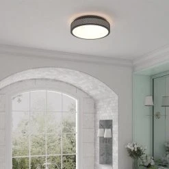 Deals ❤️ Patriot Lighting® Pixel Black Integrated LED Flush Mount Ceiling Light ✨ -Patriot Lighting Sales 3482122 Alt5