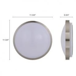Best reviews of 👏 Patriot Lighting® Lato Satin Nickel Integrated LED Flush Mount Ceiling Light ✨ -Patriot Lighting Sales 3482124 Alt4