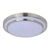 Budget ⌛ Patriot Lighting® Helos 20-1/2" Satin Nickel LED Flush Mount Ceiling Light 👍 -Patriot Lighting Sales 3482127 Master