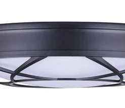 Coupon ✔️ Patriot Lighting® Evie Matte Black Integrated LED Flush Mount Ceiling Light 😀 -Patriot Lighting Sales 3482149 P LS OFF