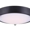 Coupon 🎁 Patriot Lighting® Maeve Matte Black/Brushed Nickel Integrated LED Flush Mount Ceiling Light 💯 -Patriot Lighting Sales 3482150 P