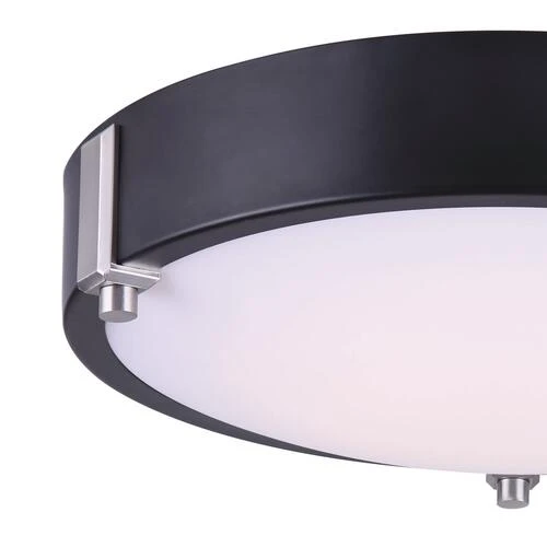 Coupon 🎁 Patriot Lighting® Maeve Matte Black/Brushed Nickel Integrated LED Flush Mount Ceiling Light 💯 4 Coupon 🎁 Patriot Lighting® Maeve Matte Black/Brushed Nickel Integrated LED Flush Mount Ceiling Light 💯 - Image 2