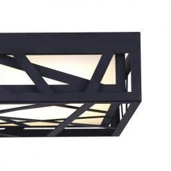 Flash Sale ✔️ Patriot Lighting® Adah Matte Black Integrated LED Flush Mount Ceiling Light ⌛ -Patriot Lighting Sales 3482151 P detail