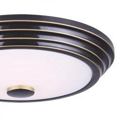 Hot Sale 💯 Patriot Lighting® Lyra Rubbed Bronze Integrated LED Flush Mount Ceiling Light ⌛ -Patriot Lighting Sales 3482152 P detail