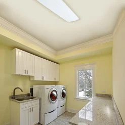 Outlet ❤️ Patriot Lighting® Arched Door 5836 Lumens 48" LED Decorative Utility Light ⌛ 5 Outlet ❤️ Patriot Lighting® Arched Door 5836 Lumens 48" LED Decorative Utility Light ⌛ -Patriot Lighting Sales 3483651 laundryroomscene