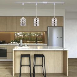 Buy 🥰 Patriot Lighting® Weber Chrome 1-Light Track Lighting Pendant 🥰 -Patriot Lighting Sales 349 0507 IU