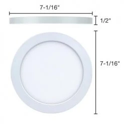 Cheap 😉 Patriot Lighting® 7" Round Ultra-Thin Downlight - 2 Pack ✨ -Patriot Lighting Sales 349 1279 Dimensions