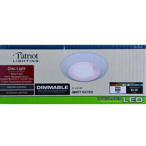 Coupon 😍 Patriot Lighting® 4" Integrated LED DISC Downlight 👍 6 Coupon 😍 Patriot Lighting® 4" Integrated LED DISC Downlight 👍 - Image 4